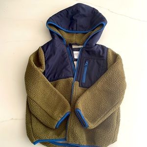Gap Kids Boy’s Sherpa Jacket with Fleece lining